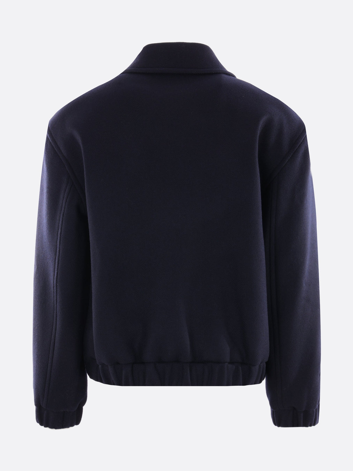 Full-Zip Wool Jacket-MAISON KITSUNÉ-JOHN JULIA