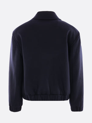 Full-Zip Wool Jacket-MAISON KITSUNÉ-JOHN JULIA