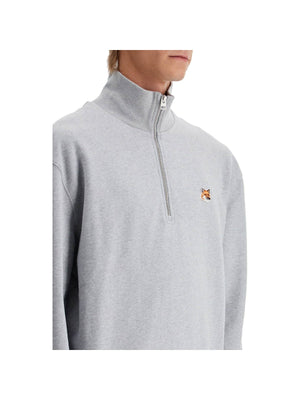 Half-zip Sweatshirt With Fox Head