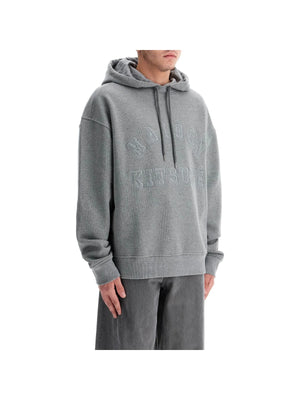 Varsity Oversized Cotton Hoodie-MAISON KITSUNÉ-JOHN JULIA