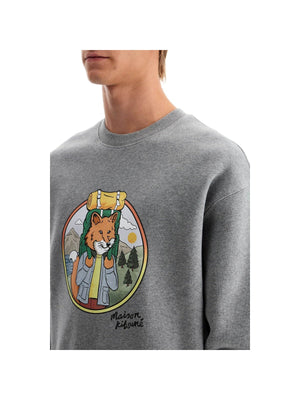 Rambling Fox Print Sweat