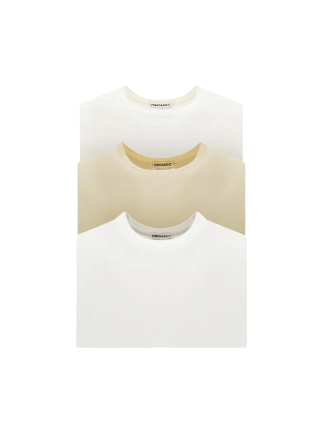 MAISON MARGIELA-3 T-shirt Pack In Organic Cotton-JOHN JULIA