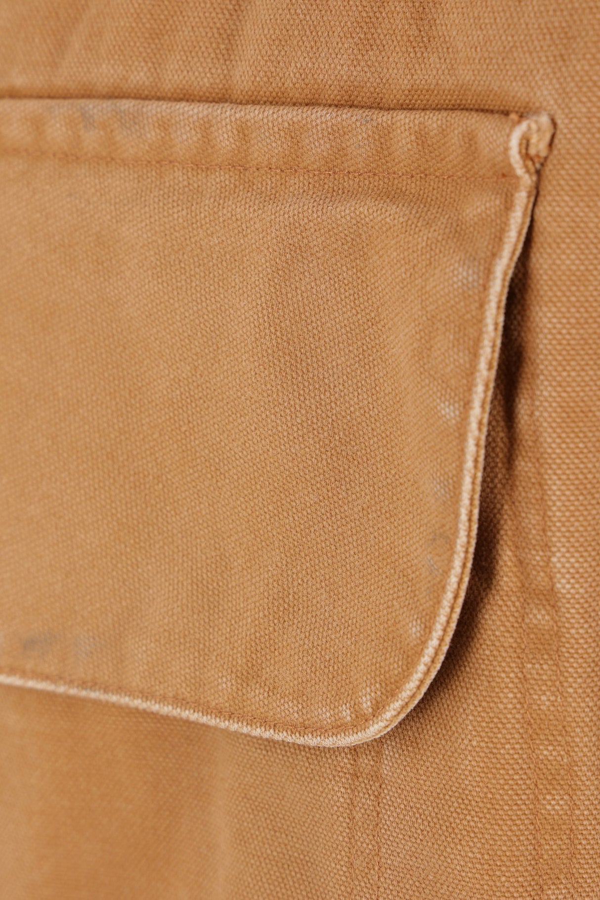 Corduroy Collar Canvas Caban