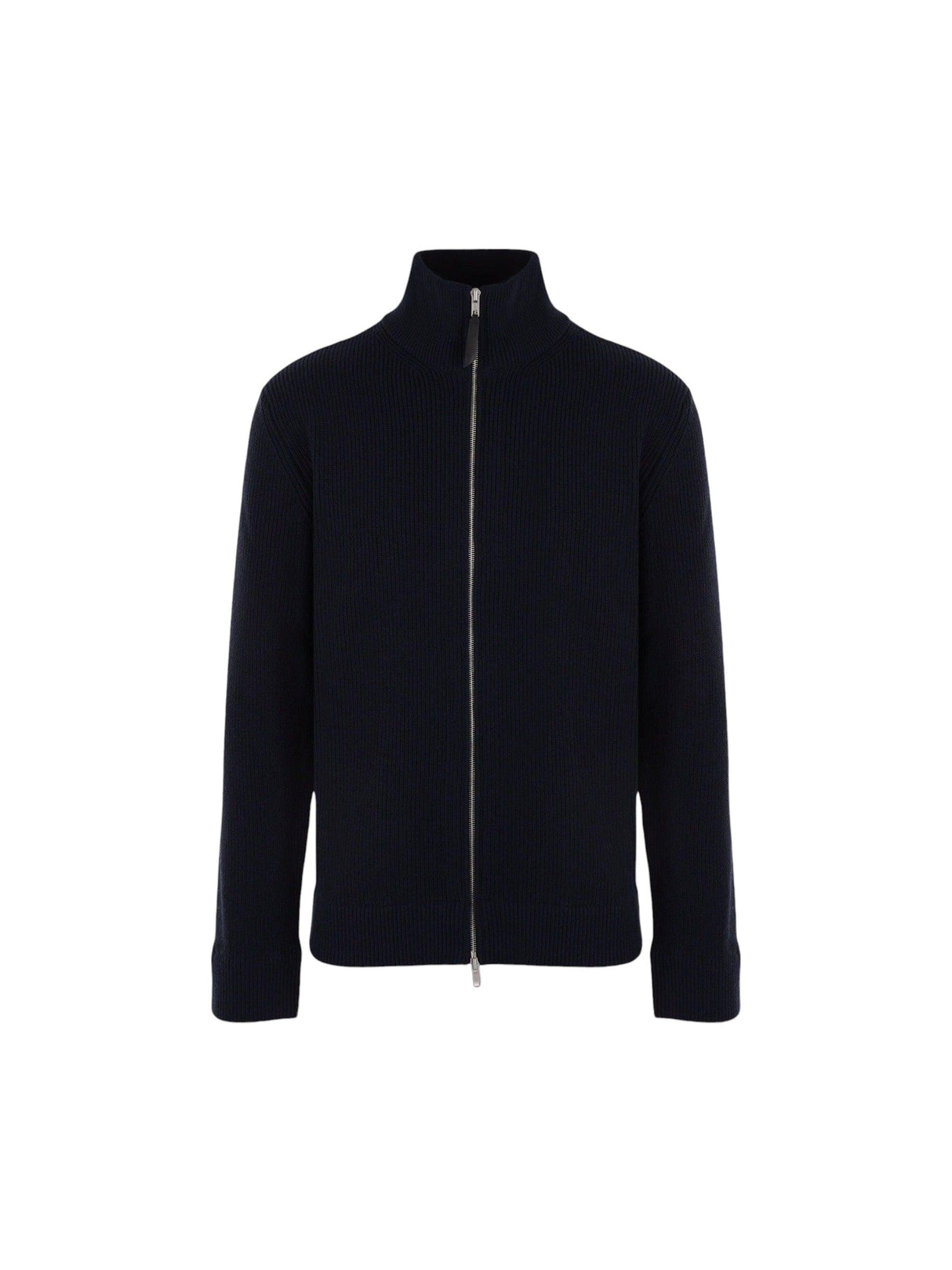 Cotton and Wool Full-zip Cardigan-MAISON MARGIELA-JOHN JULIA