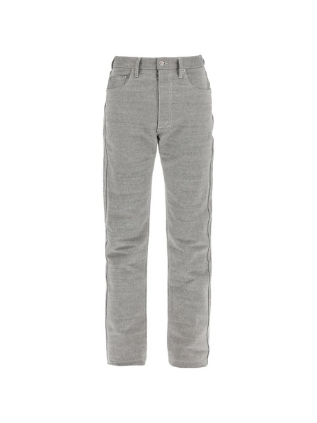 Cotton Melange Five Pocket Trousers MAISON MARGIELA JOHN JULIA.