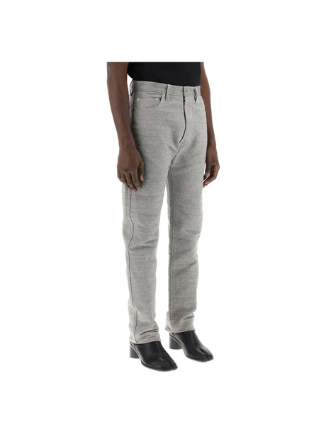 Cotton Melange Five Pocket Trousers MAISON MARGIELA JOHN JULIA.