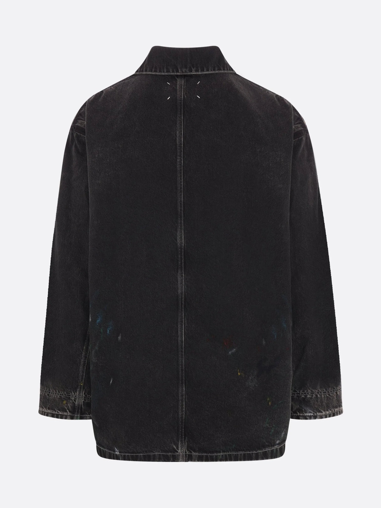 Denim Oversized Workwear Jacket-MAISON MARGIELA-JOHN JULIA