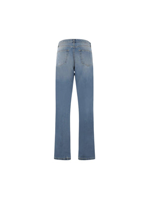 Denim Straight-leg Jeans-MAISON MARGIELA-JOHN JULIA