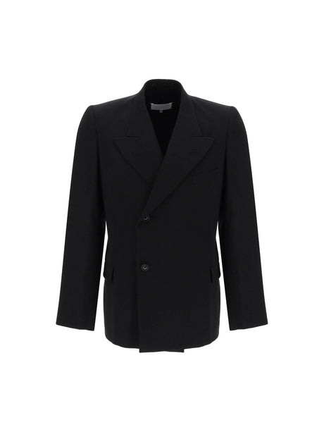 Double-Breasted Wool Jacket - 42 - Men > Clothing > Jackets and Blazers > Blazers and Vests