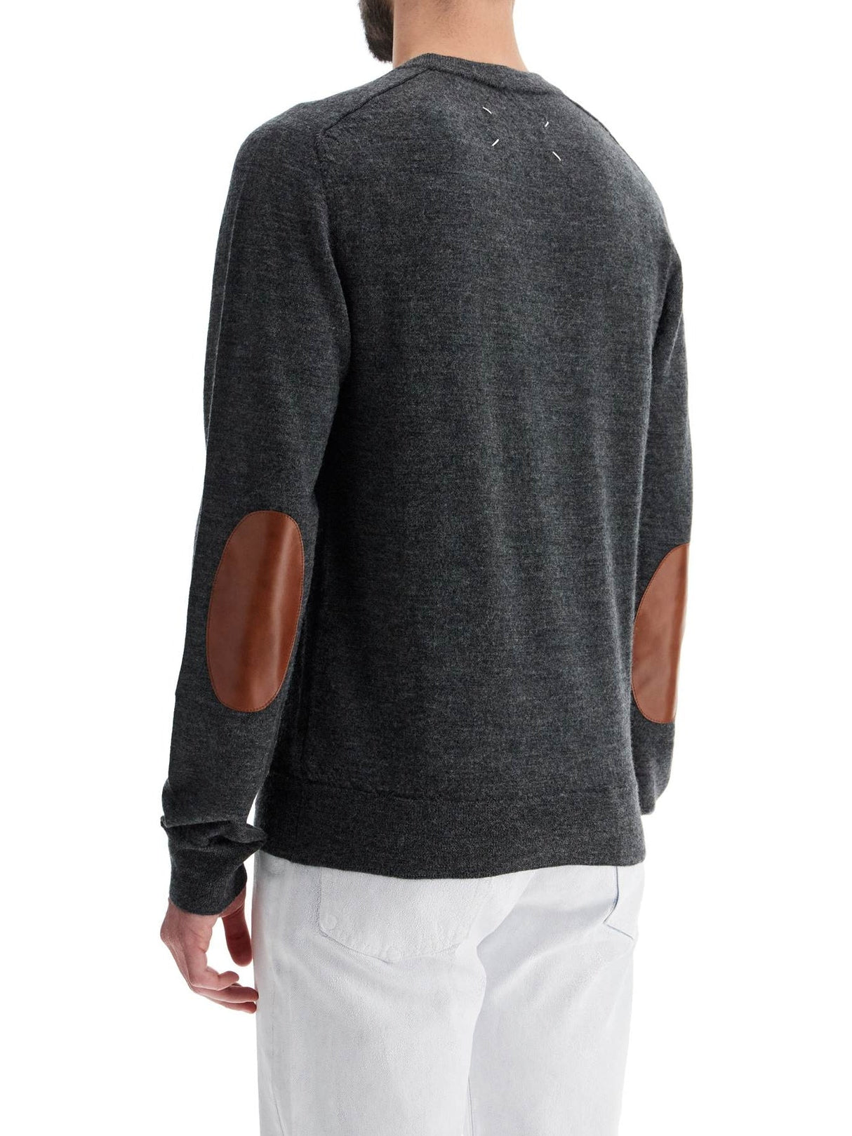 Contrast Patch Pullover With