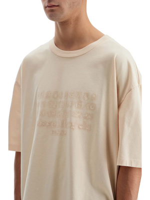 Embroidered Numeric Logo T-shirt-Maison Margiela-JOHN JULIA