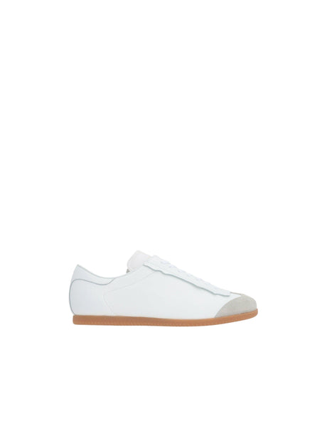 Featherlight Leather Suede Sneakers-MAISON MARGIELA-JOHN JULIA