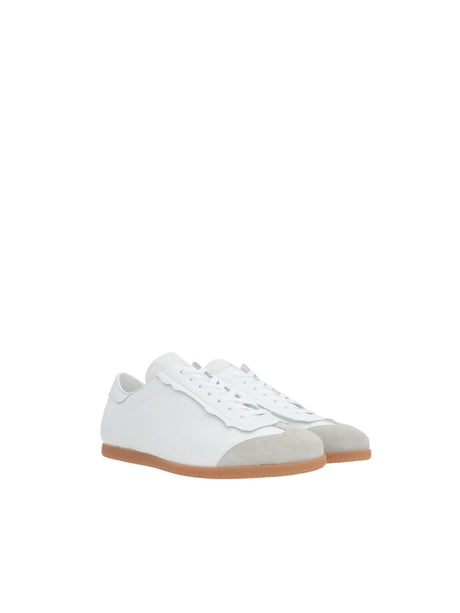 Featherlight Leather Suede Sneakers-MAISON MARGIELA-JOHN JULIA