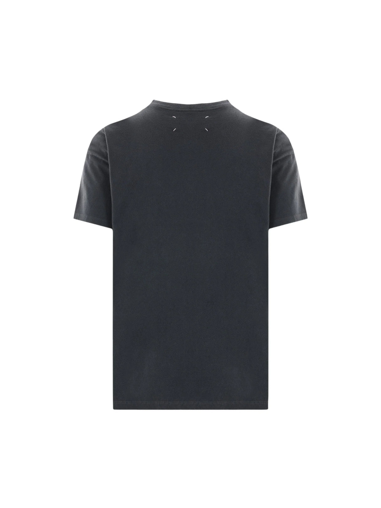 Logo Embroidered Cotton T-shirt-MAISON MARGIELA-JOHN JULIA