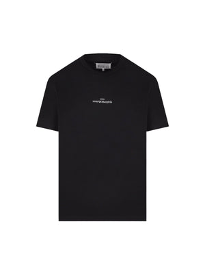 Logo Embroidered Cotton T-shirt-MAISON MARGIELA-JOHN JULIA