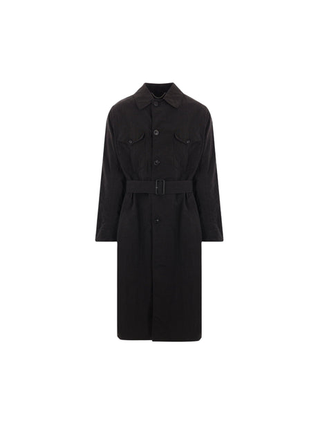 Nylon Reversible Trench Coat-MAISON MARGIELA-JOHN JULIA