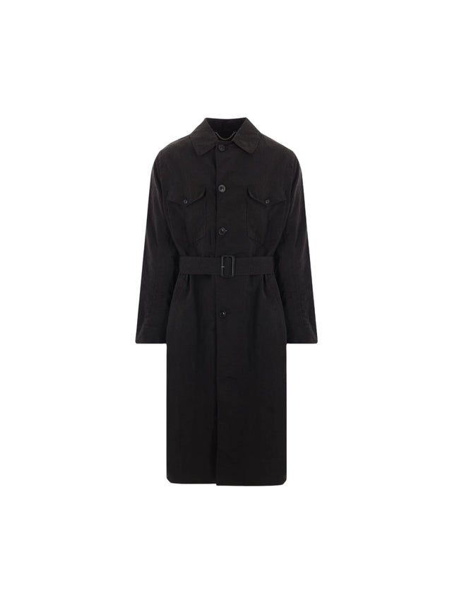 Nylon Reversible Trench Coat-MAISON MARGIELA-JOHN JULIA