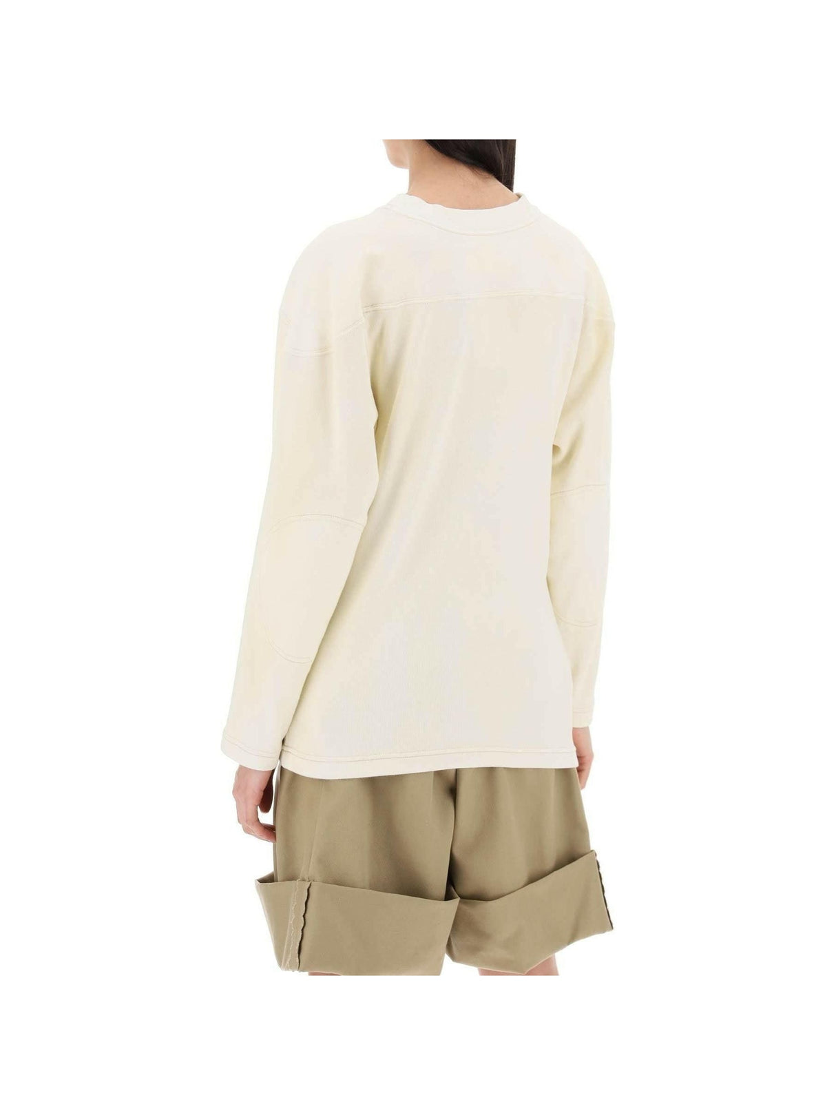 Off-White Numerical Cotton Crewneck Sweatshirt MAISON MARGIELA JOHN JULIA.