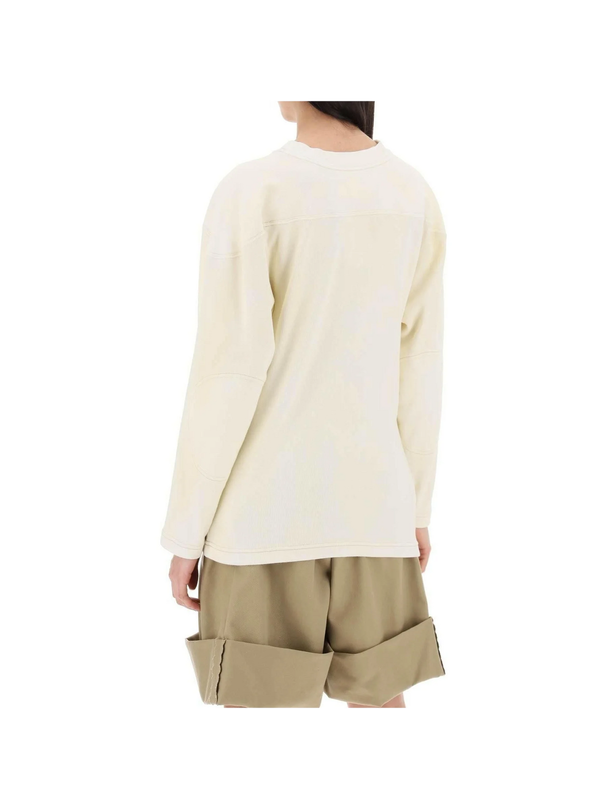 Off-White Numerical Cotton Crewneck Sweatshirt MAISON MARGIELA JOHN JULIA.