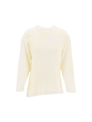 Off-White Numerical Cotton Crewneck Sweatshirt MAISON MARGIELA JOHN JULIA.