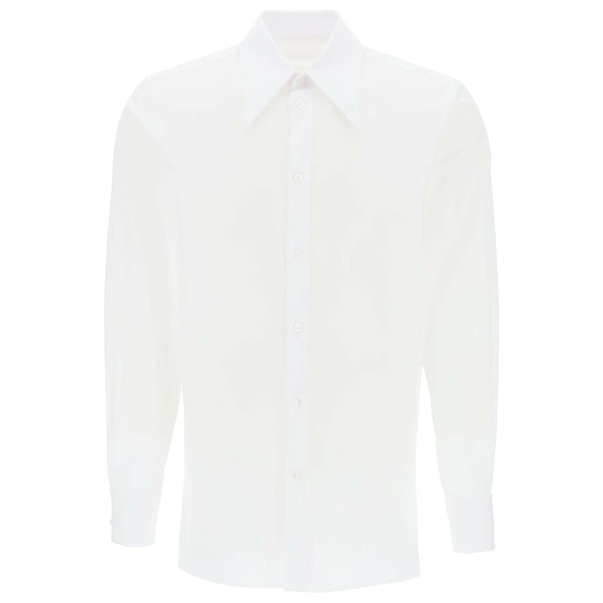 White Oxford Cotton Button Down Shirt MAISON MARGIELA JOHN JULIA.