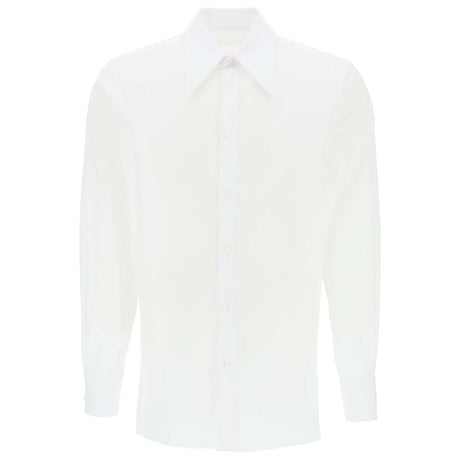 White Oxford Cotton Button Down Shirt MAISON MARGIELA JOHN JULIA.