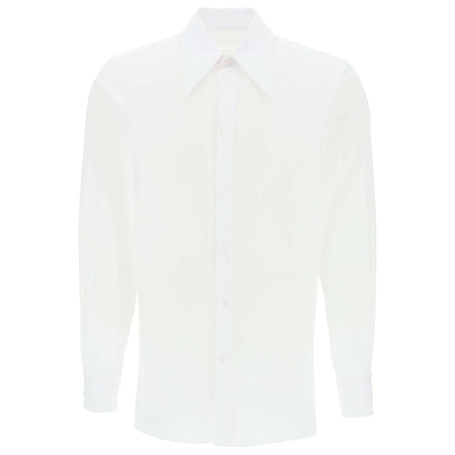 White Oxford Cotton Button Down Shirt MAISON MARGIELA JOHN JULIA.