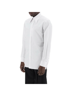 White Oxford Cotton Button Down Shirt MAISON MARGIELA JOHN JULIA.