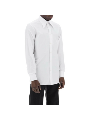 White Oxford Cotton Button Down Shirt MAISON MARGIELA JOHN JULIA.