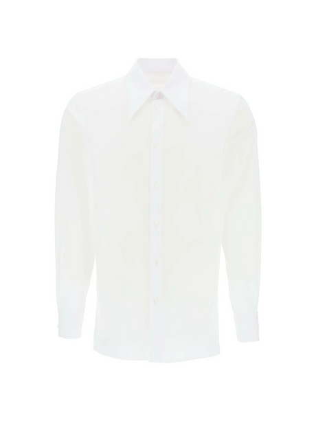 White Oxford Cotton Button Down Shirt MAISON MARGIELA JOHN JULIA.