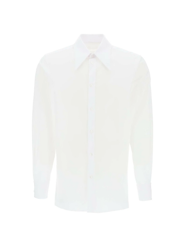 White Oxford Cotton Button Down Shirt MAISON MARGIELA JOHN JULIA.