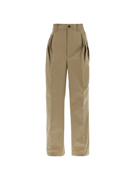 Beige Pendleton Yoke Trousers MAISON MARGIELA JOHN JULIA.