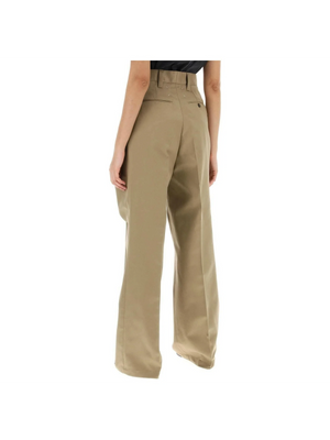 Beige Pendleton Yoke Trousers MAISON MARGIELA JOHN JULIA.