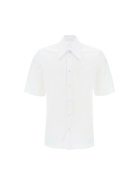 Point Collar Cotton Shirt.