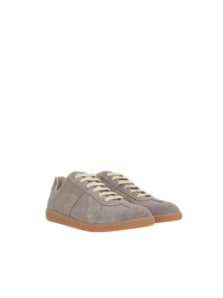 Replica Leather Suede Sneakers-MAISON MARGIELA-JOHN JULIA