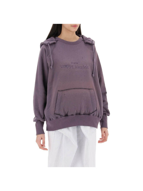 Purple Reverse Cotton Hoodie MAISON MARGIELA JOHN JULIA.