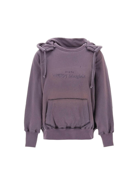 Purple Reverse Cotton Hoodie MAISON MARGIELA JOHN JULIA.