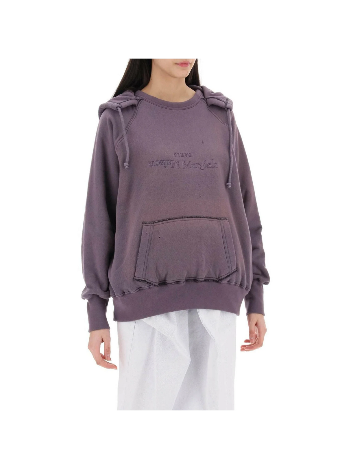 Purple Reverse Cotton Hoodie MAISON MARGIELA JOHN JULIA.