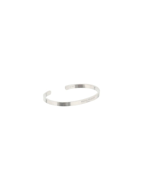 Silver Logo Cuff Bracelet