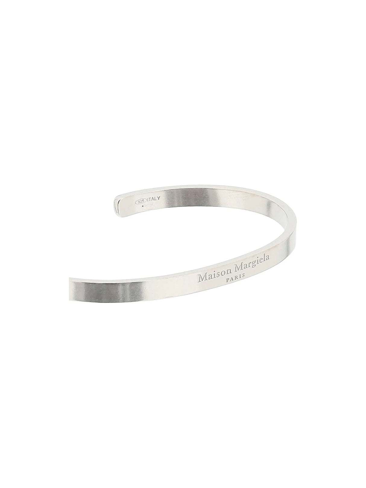 Silver Logo Cuff Bracelet