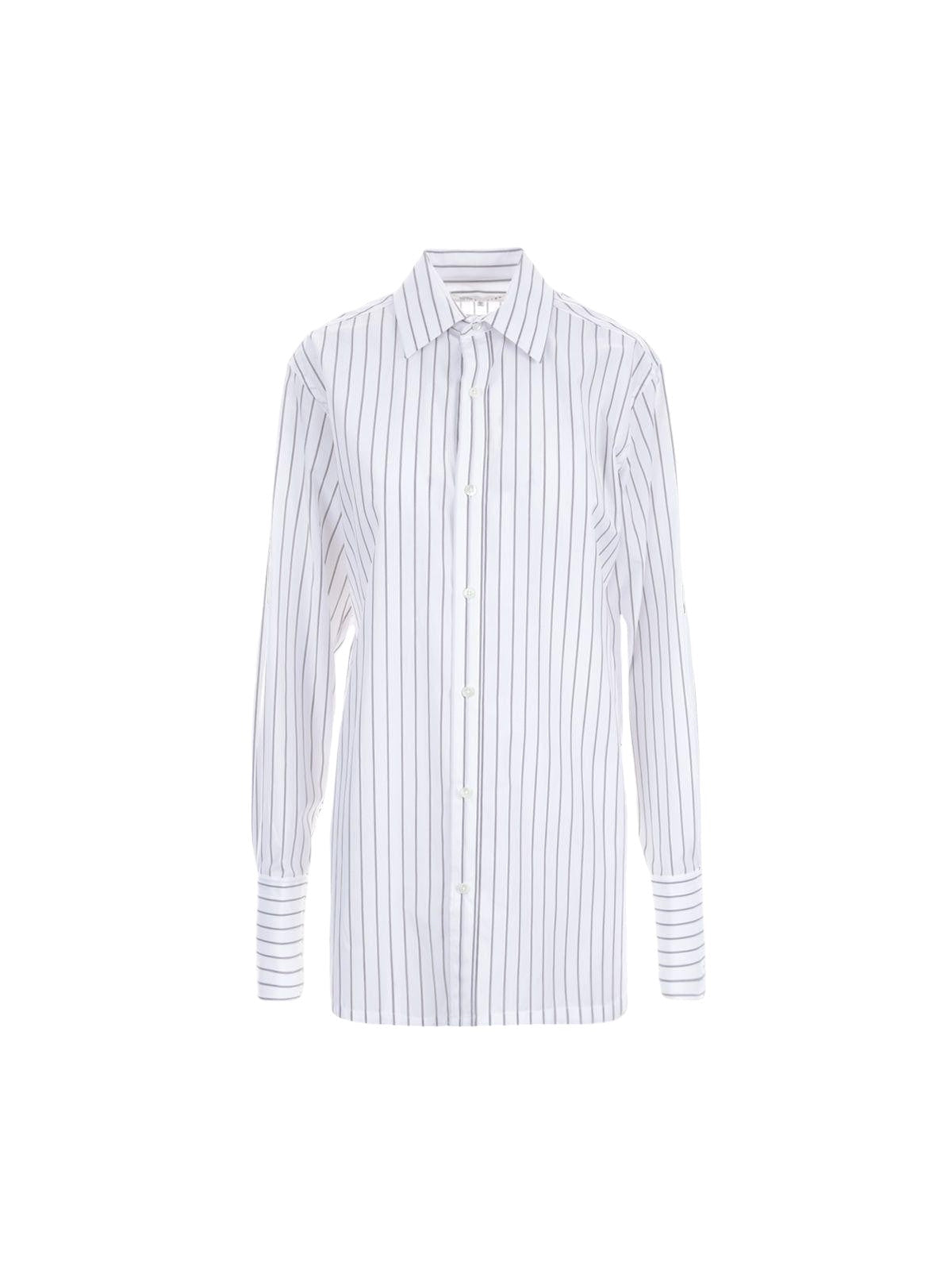 Striped Poplin Regular-fit Shirt-MAISON MARGIELA-JOHN JULIA