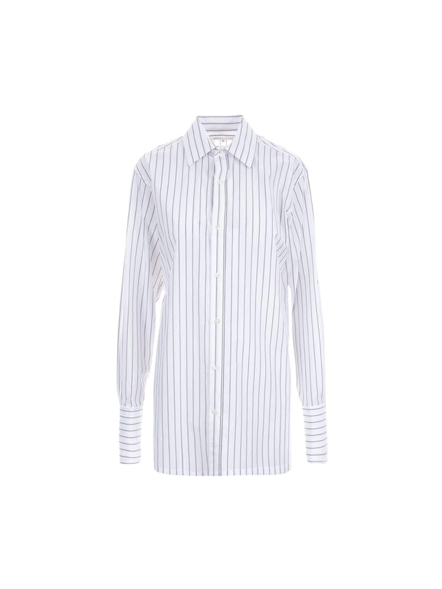 Striped Poplin Regular-fit Shirt-MAISON MARGIELA-JOHN JULIA