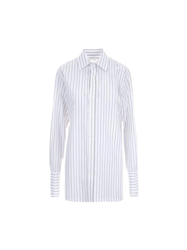 Striped Poplin Regular-fit Shirt-MAISON MARGIELA-JOHN JULIA