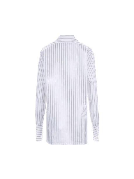 Striped Poplin Regular-fit Shirt-MAISON MARGIELA-JOHN JULIA