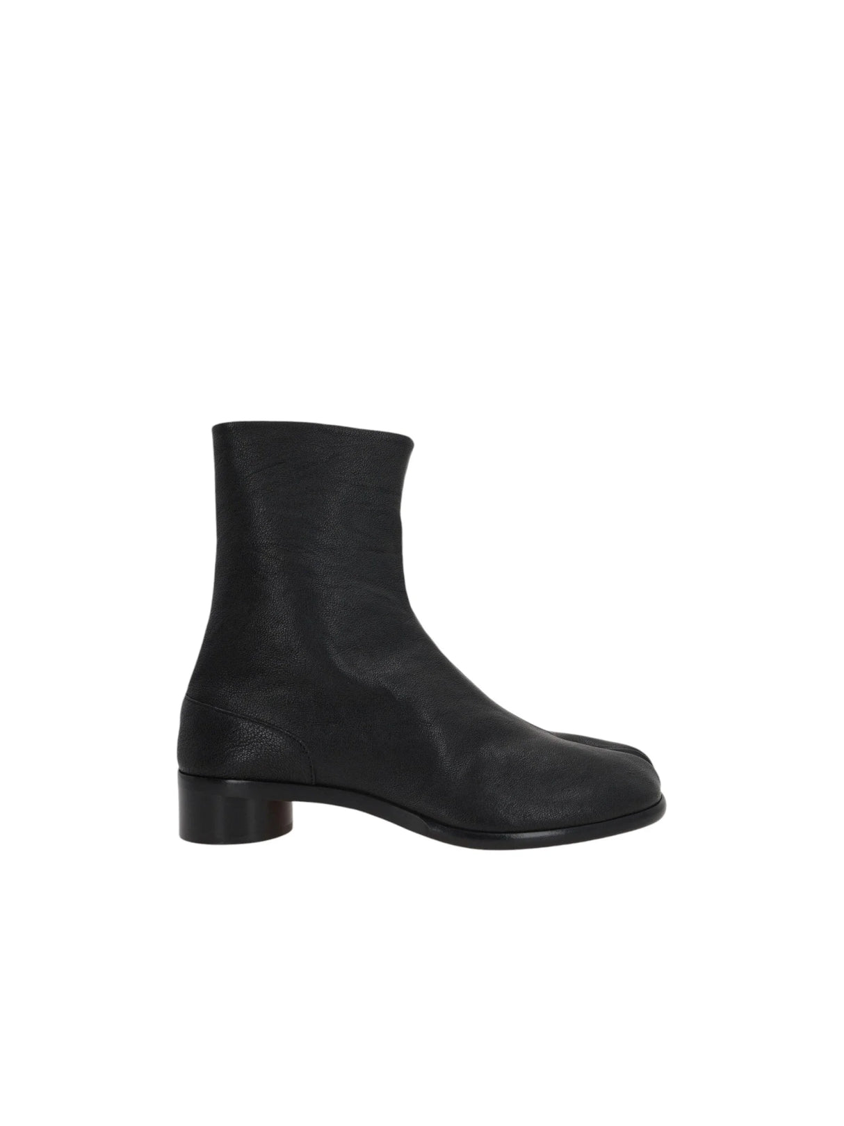 Tabi Grainy Leather Ankle Boots-MAISON MARGIELA-JOHN JULIA