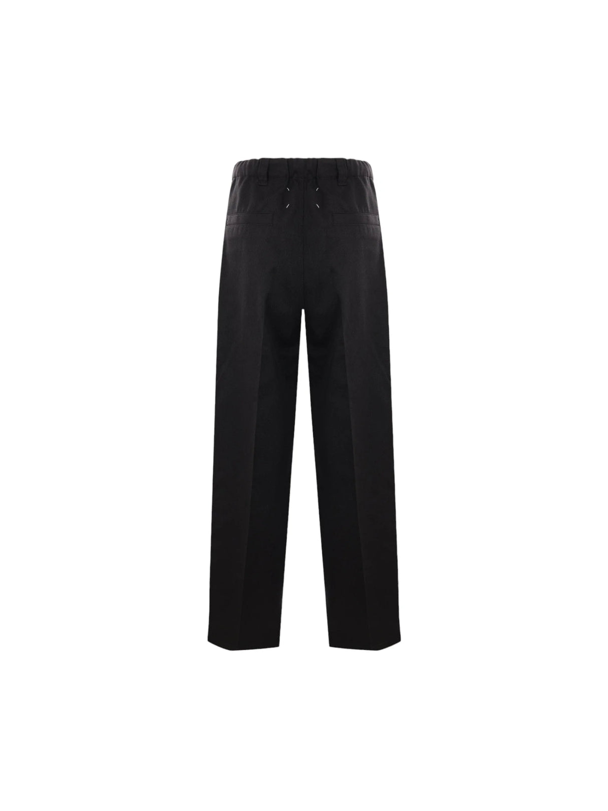 Wide-leg Drill Trousers-MAISON MARGIELA-JOHN JULIA