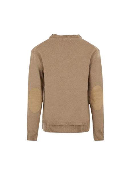 Wool, Cotton and Linen Sweater-MAISON MARGIELA-JOHN JULIA