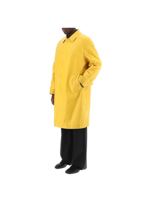 Worn-Out Coated Cotton Trench Coat - Men > Clothing > Outerwear > Trench coats and Rain coats