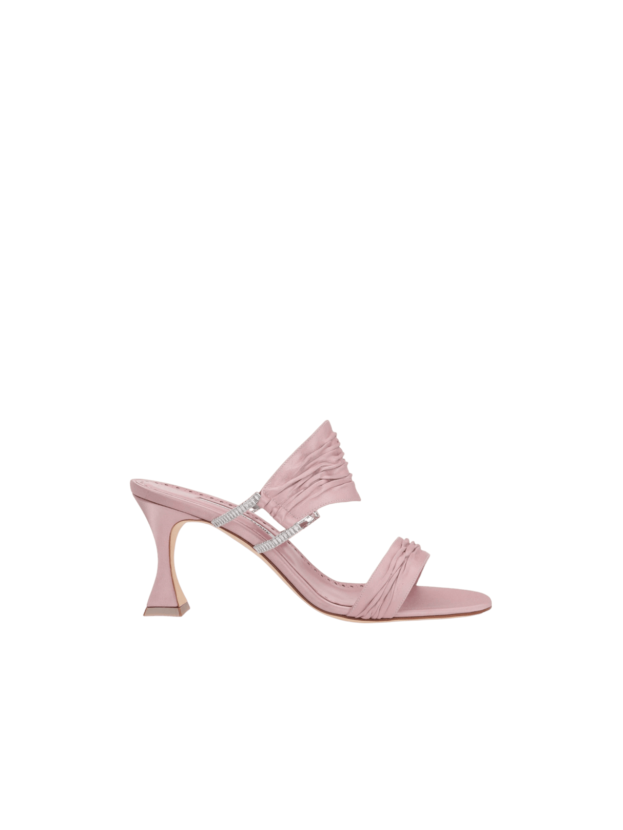 Chinap Satin Mule Sandals-MANOLO BLAHNIK-JOHN JULIA