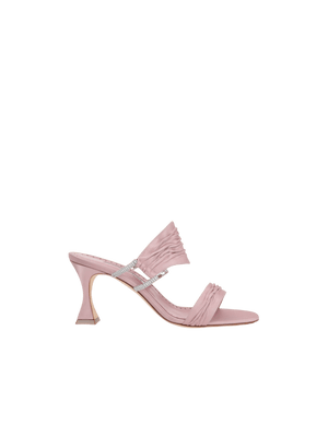 Chinap Satin Mule Sandals-MANOLO BLAHNIK-JOHN JULIA